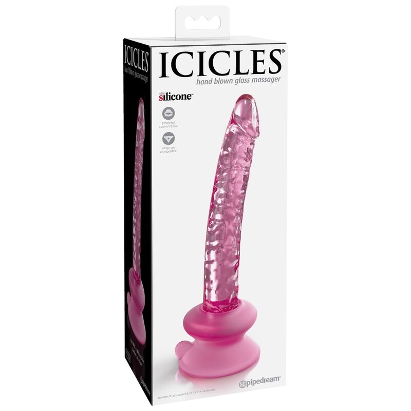 ICICLES - N. 86 GODE EN VERRE AVEC VENTOUSE – Image 2