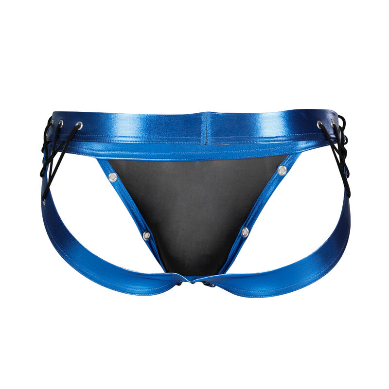 CUT4MEN - JOCKSTRAP DESIRE CUIRETTE BLEU XL – Image 4