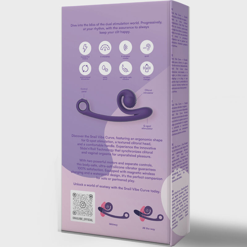 SNAIL VIBE - VIBRATEUR COURBE VIOLET – Image 5
