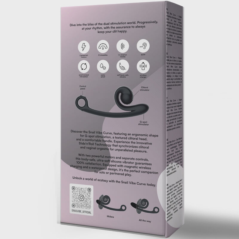 SNAIL VIBE - VIBRATEUR COURBE NOIR – Image 5