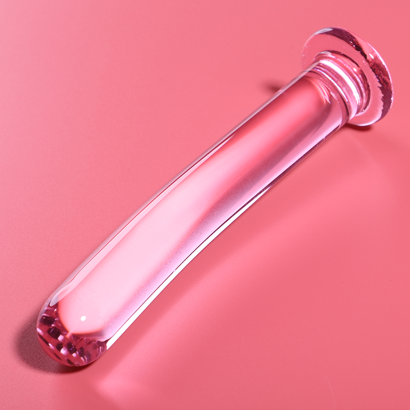 NEBULA SERIES BY IBIZA - MODÈLE 9 GODE EN VERRE BOROSILICATE ROSE 15.5 CM -O- 2.5 CM – Image 2