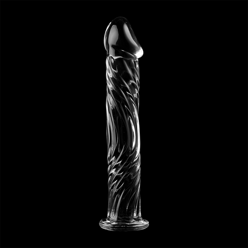 NEBULA SERIES BY IBIZA - MODÈLE 12 GODE EN VERRE BOROSILICATE CLAIR 17 CM -O- 3.5 CM – Image 7
