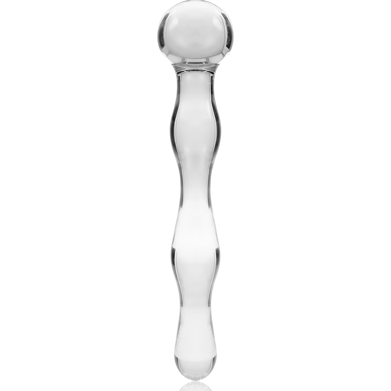 NEBULA SERIES BY IBIZA - MODÈLE 13 GODE EN VERRE BOROSILICATE CLAIR 18 CM -O- 3.5 CM – Image 5