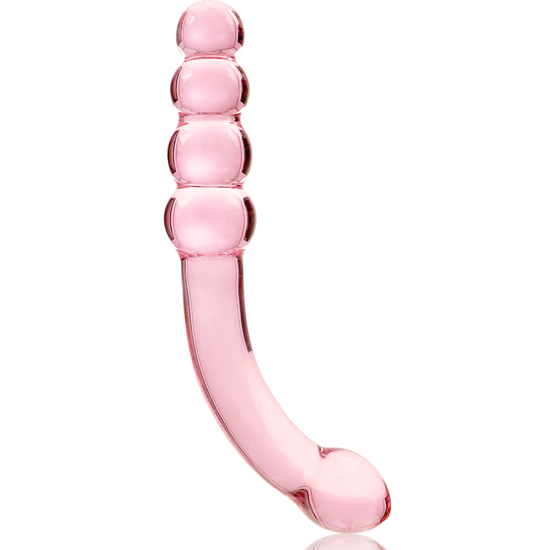 NEBULA SERIES BY IBIZA - MODÈLE 14 GODE EN VERRE BOROSILICATE ROSE 18.5 CM -O- 3 CM – Image 5