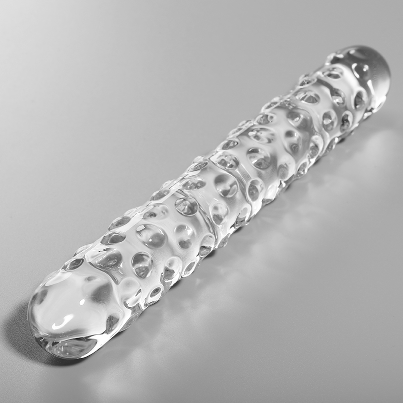 NEBULA SERIES BY IBIZA - MODÈLE 15 GODE EN VERRE BOROSILICATE CLAIR 18.5 CM -O- 3 CM – Image 2