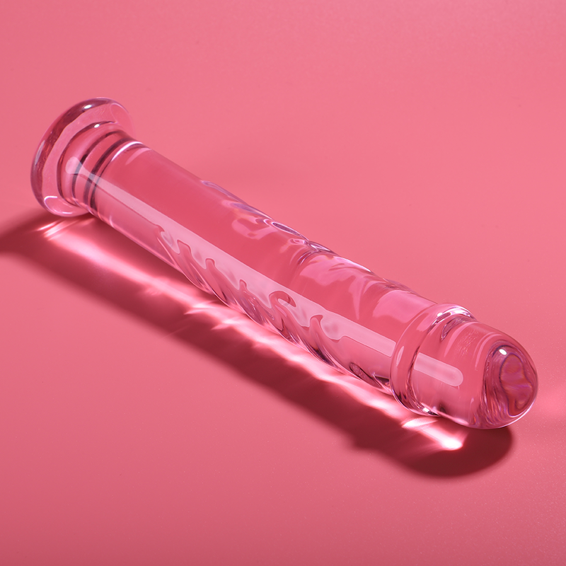 NEBULA SERIES BY IBIZA - MODÈLE 16 GODE EN VERRE BOROSILICATE ROSE 18.5 CM -O- 3 CM – Image 2