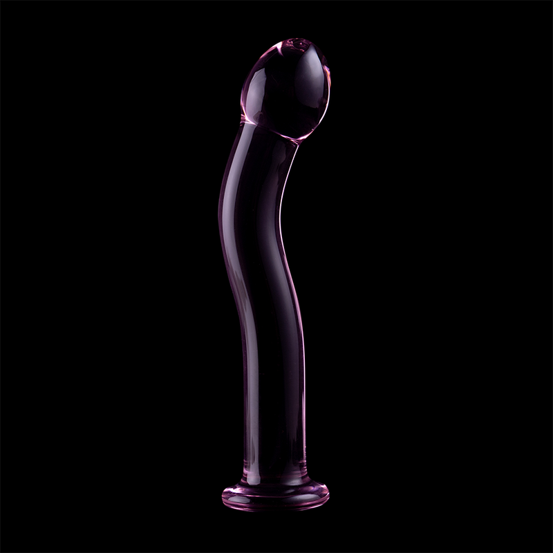 NEBULA SERIES BY IBIZA - MODÈLE 18 GODE EN VERRE BOROSILICATE ROSE 18.5 CM -O- 3.5 CM – Image 7
