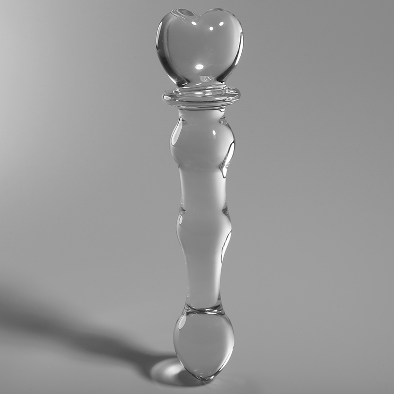 NEBULA SERIES BY IBIZA - MODÈLE 21 GODE EN VERRE BOROSILICATE CLAIR 20.5 CM -O- 3.5 CM – Image 2