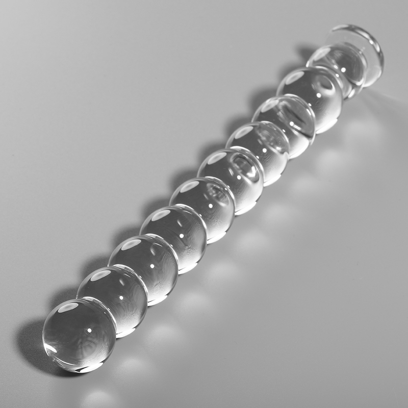NEBULA SERIES BY IBIZA - MODÈLE 22 GODE EN VERRE BOROSILICATE CLAIR 21.5 CM -O- 2.5 CM – Image 2