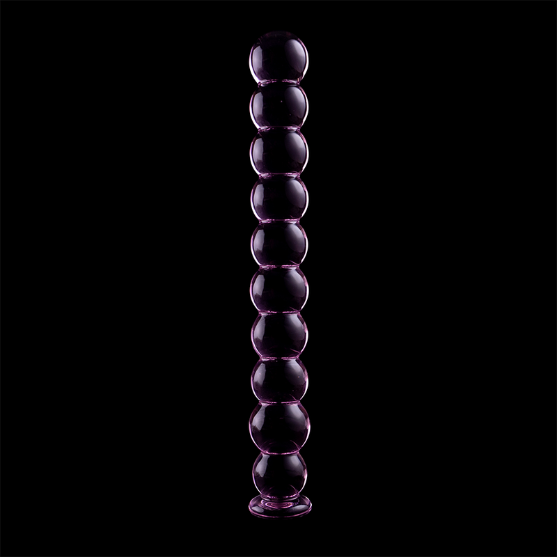 NEBULA SERIES BY IBIZA - MODÈLE 22 GODE EN VERRE BOROSILICATE ROSE 21.5 CM -O- 2.5 CM – Image 7