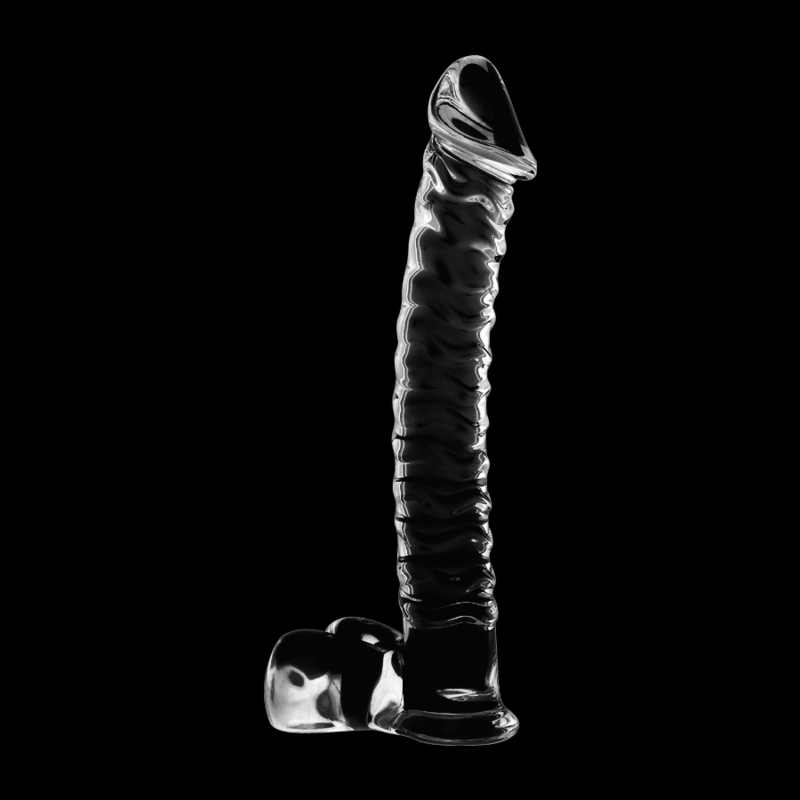 NEBULA SERIES BY IBIZA - MODÈLE 23 GODE EN VERRE BOROSILICATE CLAIR 21.5 CM -O- 4 CM – Image 7
