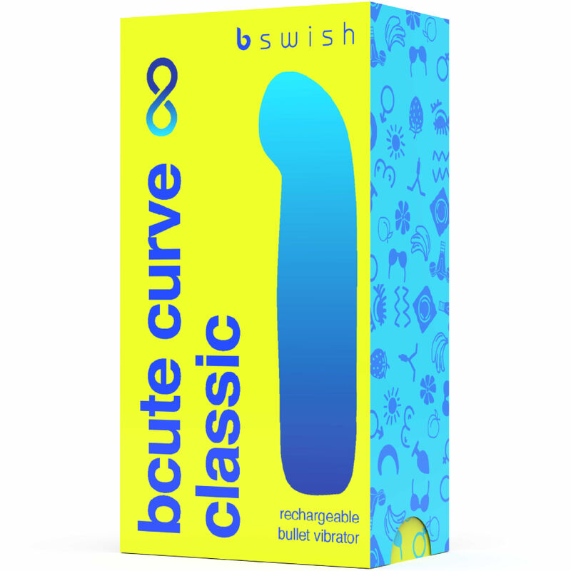 B SWISH - VIBRATEUR EN SILICONE RECHARGEABLE BCUTE CURVE INFINITE CLASSIC JAUNE – Image 4