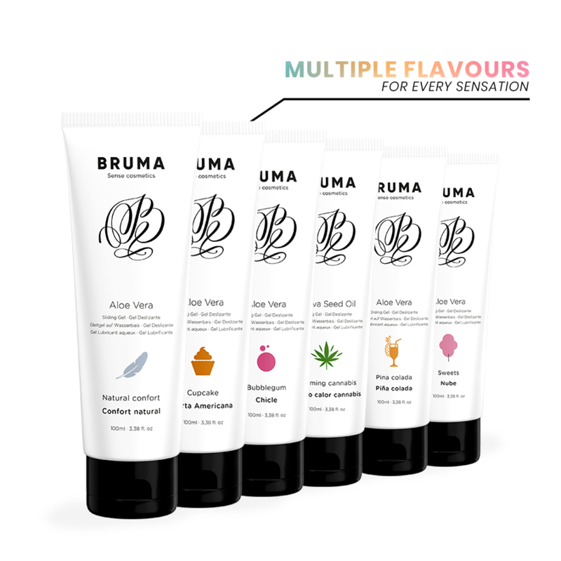 BRUMA - HUILE DE GRAINES DE SATIVA GEL GLISSANT RÉCHAUFFANT SAVEUR DE CANNABIS 100 ML – Image 7