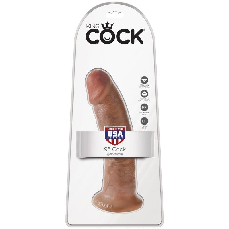 KING COCK - PÉNIS RÉALISTE 21.7 CM CARAMEL – Image 6