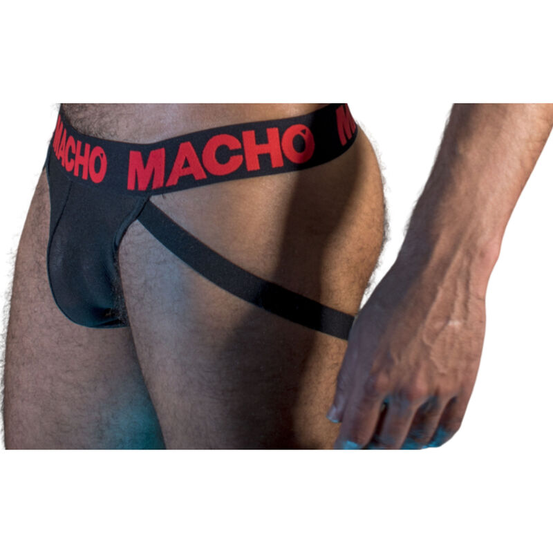 MACHO - MX26X2 JOCK NOIR/ROUGE L – Image 2