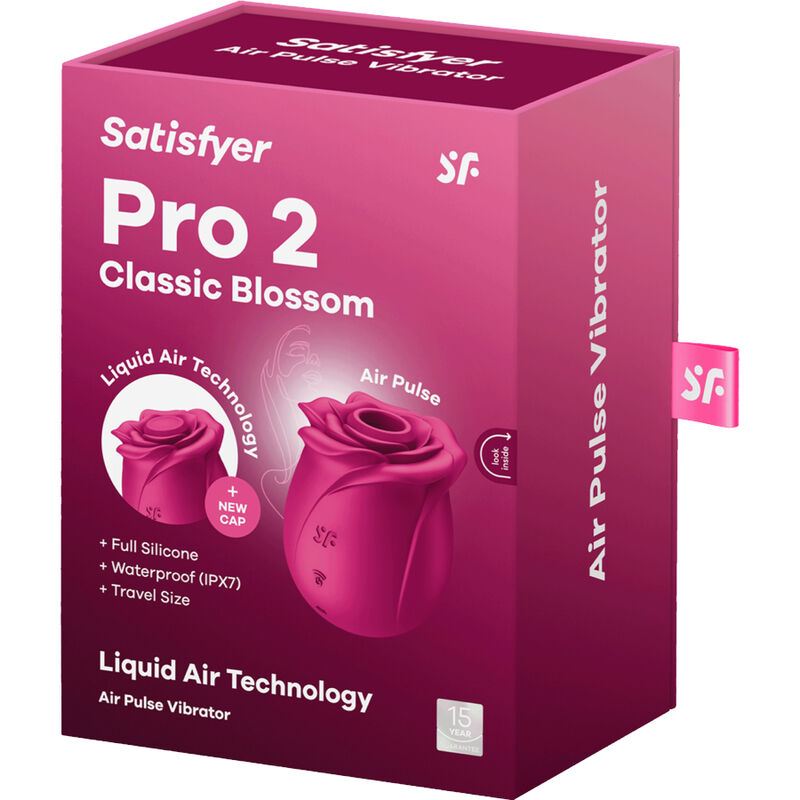 SATISFYER - AIR PULSE VIBRATEUR FLEUR CLASSIQUE PRO 2 – Image 7