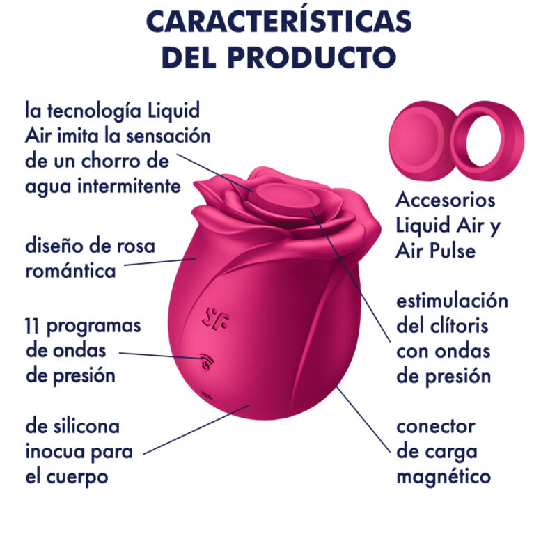 SATISFYER - AIR PULSE VIBRATEUR FLEUR CLASSIQUE PRO 2 – Image 6