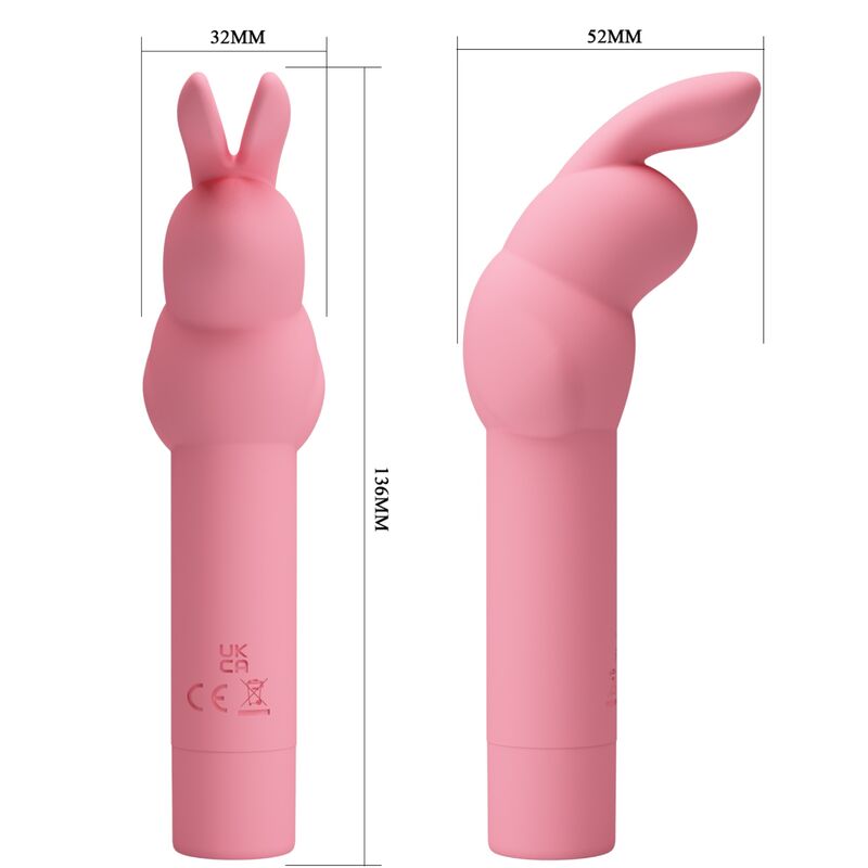 PRETTY LOVE - VIBRATEUR EN SILICONE LAPIN ROSE GERARDO – Image 7