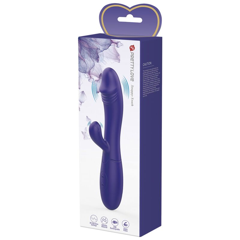 PRETTY LOVE - VIBRATEUR SNAPPY YOUTH & STIMULATEUR DE POINT G VIOLET – Image 8