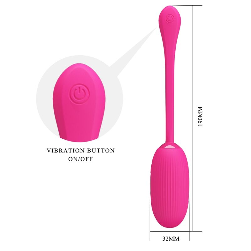 PRETTY LOVE - OEUF VIBRANT RECHARGEABLE DOREEN MAGENTA TÉLÉCOMMANDE – Image 5