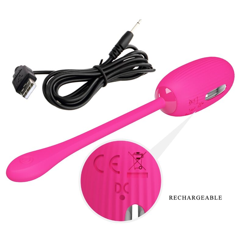 PRETTY LOVE - OEUF VIBRANT RECHARGEABLE DOREEN MAGENTA TÉLÉCOMMANDE – Image 6