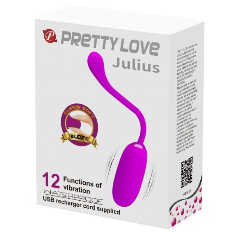 PRETTY LOVE - OEUF VIBRANT JULIUS IMPERMÉABLE-RECHARGEABLE VIOLET – Image 11