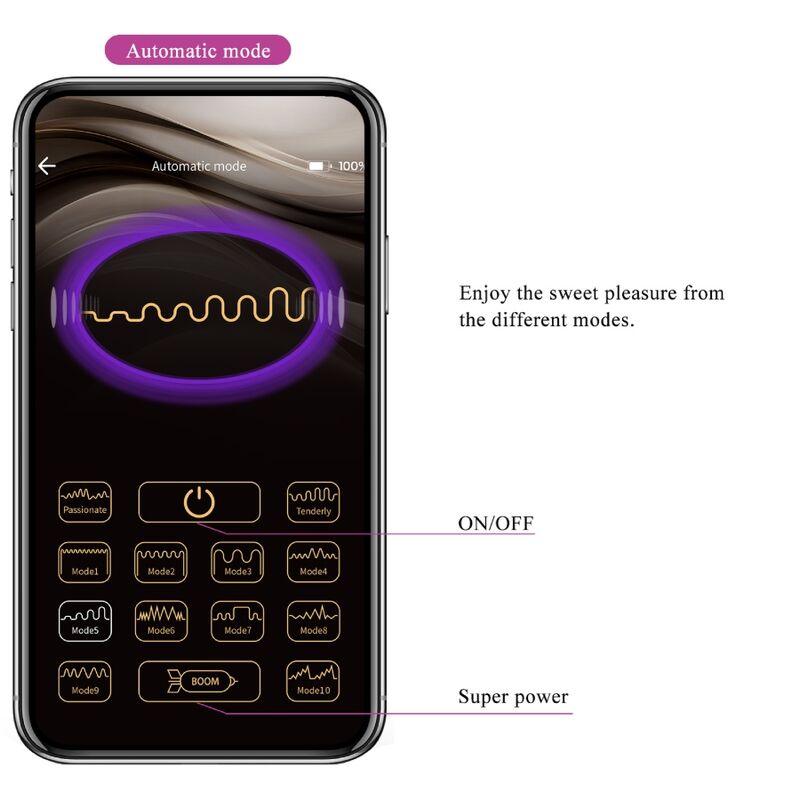 PRETTY LOVE - OEUF VIBRANT NYMPHE APP CONTRÔLÉ VIOLET – Image 14