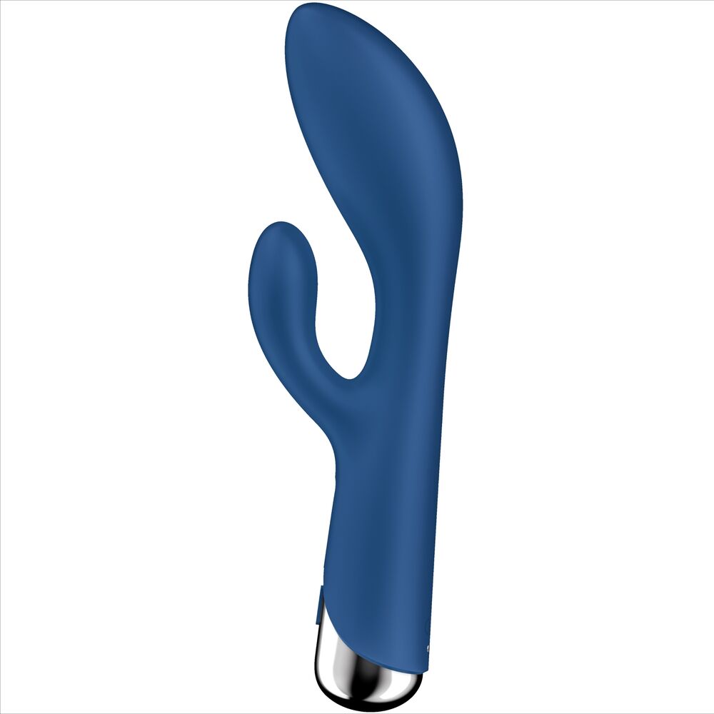 SATISFYER - SPINNING RABBIT 1 CLITORIS ET STIMULATION DU POINT G BLEU – Image 3