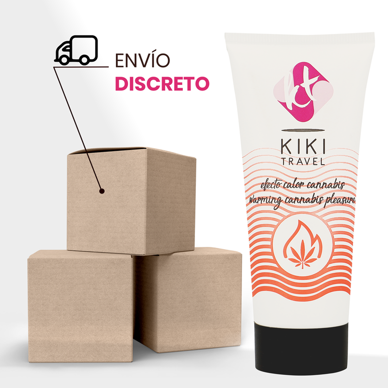 KIKÍ TRAVEL - CANNABIS LUBRIFIANT EFFET CHAUD 50 ML – Image 9