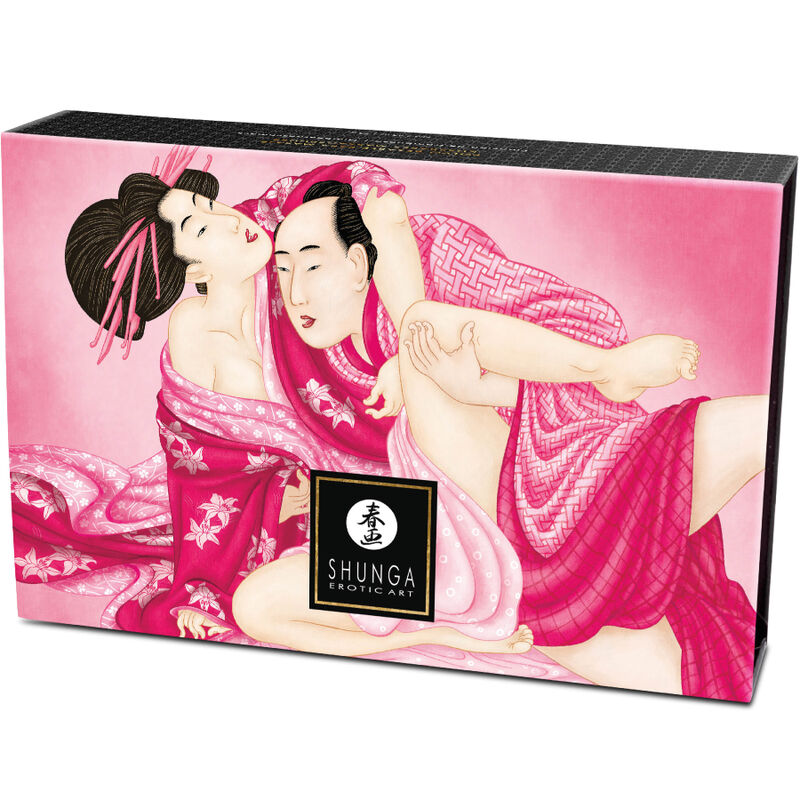 SHUNGA - KIT DE POUDRE DE MASSAGE COMESTIBLE FRAMBOISE – Image 4