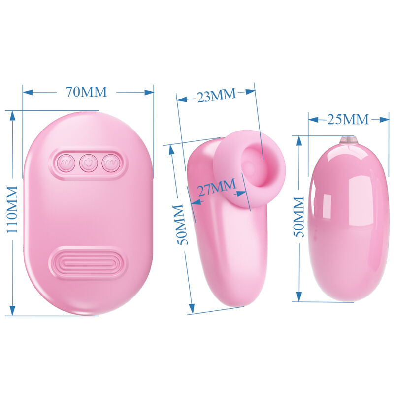 PRETTY LOVE - MAGIC BOX BALLE VIBRANTE & STIMULATEUR ROSE – Image 5