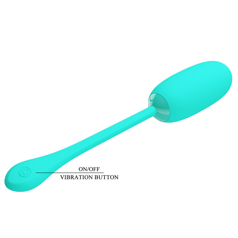 PRETTY LOVE - JULIUS OEUF VIBRANT IMPERMÉABLE-RECHARGEABLE AQUA VERT – Image 7