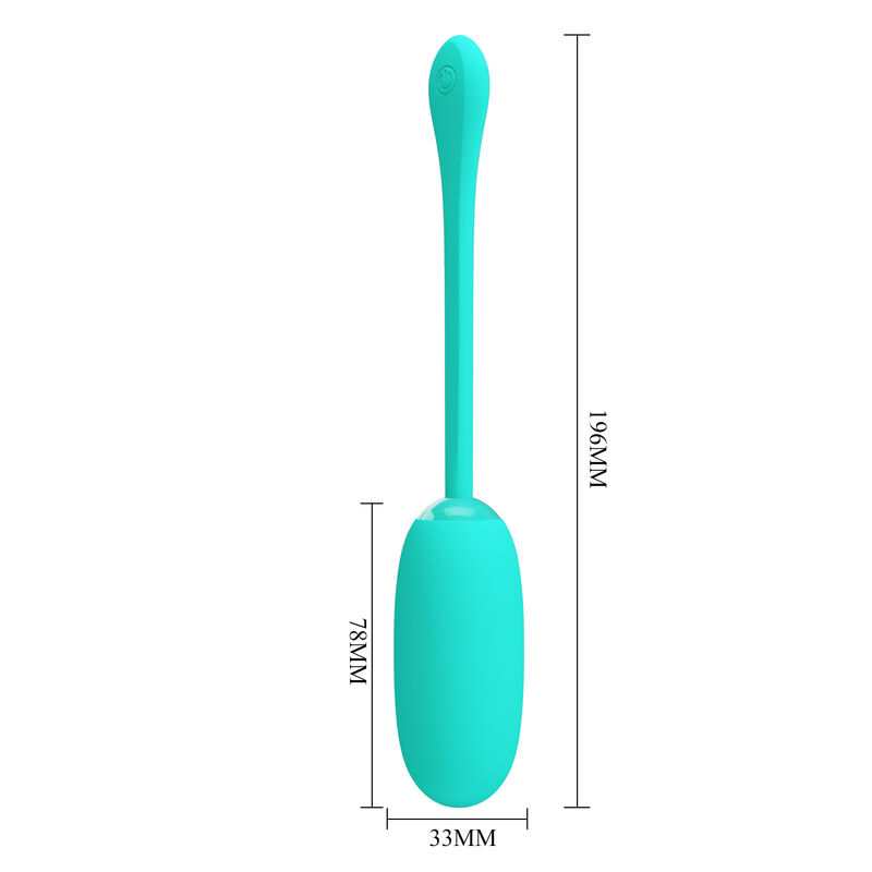PRETTY LOVE - JULIUS OEUF VIBRANT IMPERMÉABLE-RECHARGEABLE AQUA VERT – Image 6