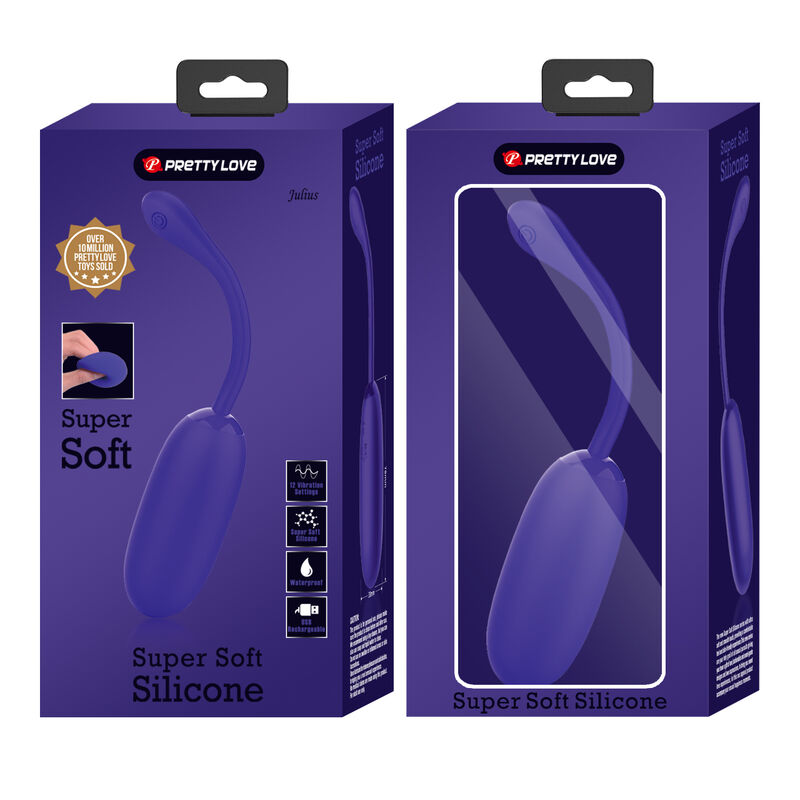 PRETTY LOVE - OEUF VIBRANT JULIUS IMPERMÉABLE-RECHARGEABLE VIOLET – Image 9
