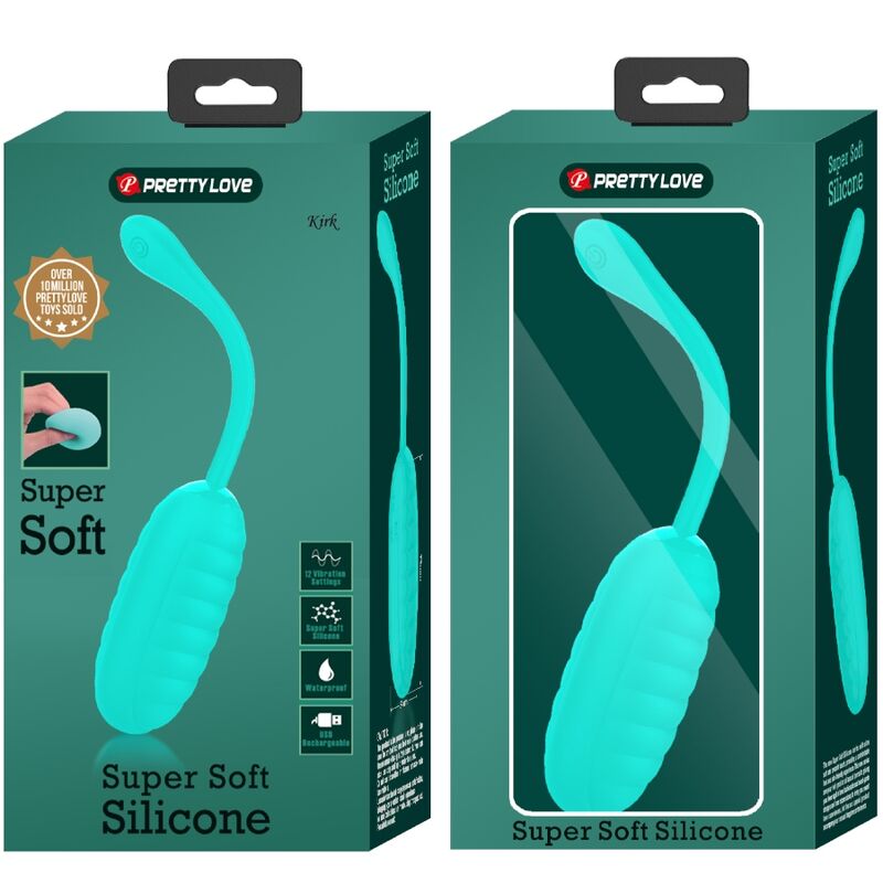 PRETTY LOVE - OEUF VIBRANT RECHARGEABLE KIRK AQUA VERT – Image 9