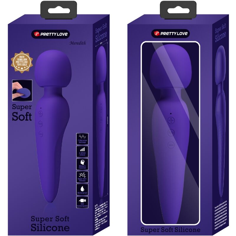 PRETTY LOVE - MASSEUR MEREDITH 12 MODES DE VIBRATION VIOLET – Image 9