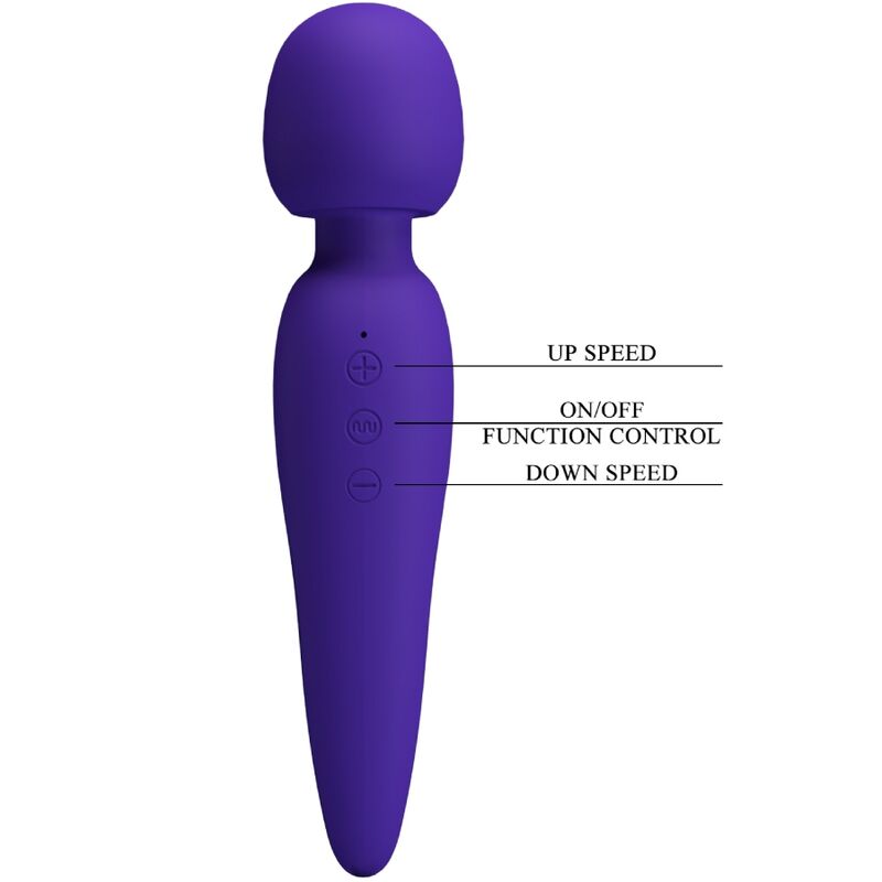 PRETTY LOVE - MASSEUR MEREDITH 12 MODES DE VIBRATION VIOLET – Image 7