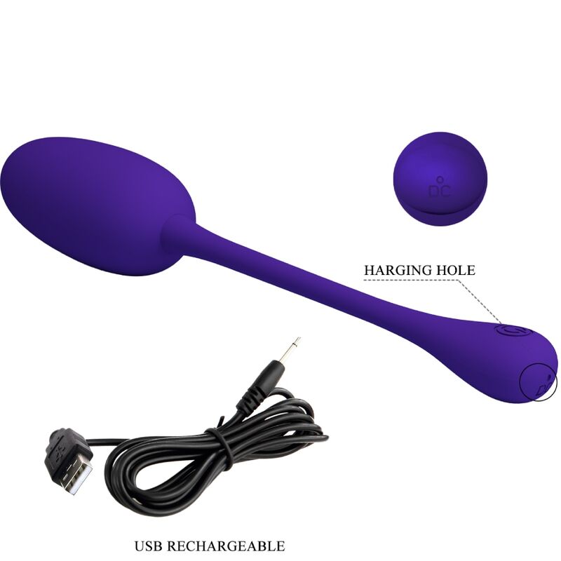 PRETTY LOVE - OEUF VIBRANT RECHARGEABLE KNUCKER VIOLET – Image 8