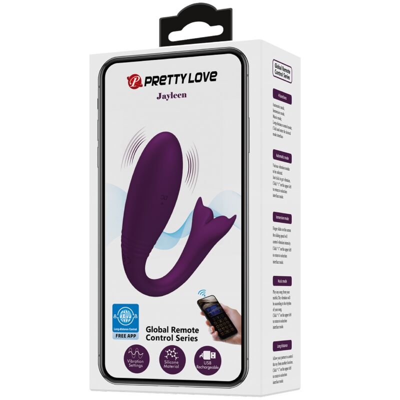 PRETTY LOVE - TÉLÉCOMMANDE JAYLEEN VIBRATOR APP VIOLET – Image 20