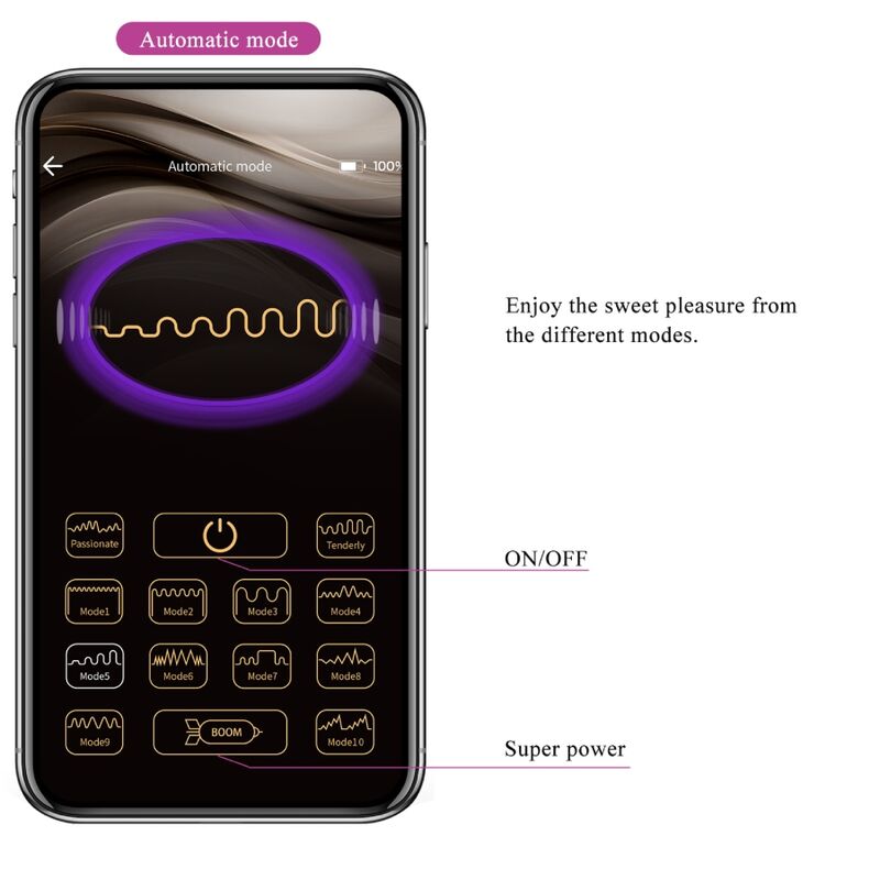 PRETTY LOVE - TÉLÉCOMMANDE JAYLEEN VIBRATOR APP VIOLET – Image 17