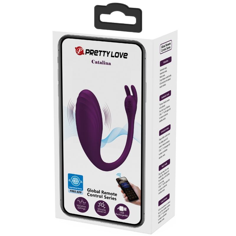 PRETTY LOVE - TÉLÉCOMMANDE CATALINA VIBRATOR APP VIOLET – Image 20