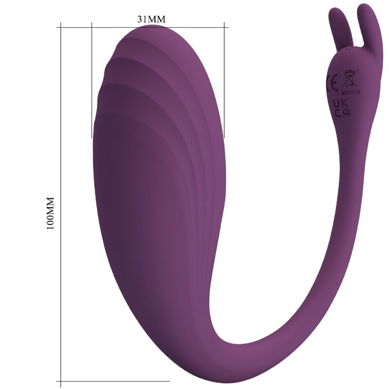 PRETTY LOVE - TÉLÉCOMMANDE CATALINA VIBRATOR APP VIOLET – Image 7
