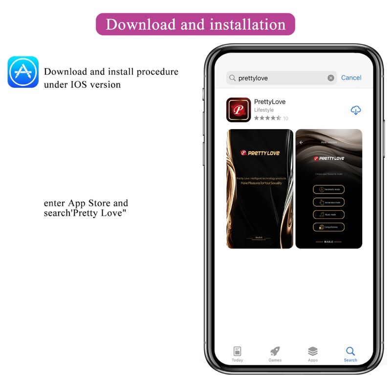PRETTY LOVE - TÉLÉCOMMANDE CATALINA VIBRATOR APP VIOLET – Image 11