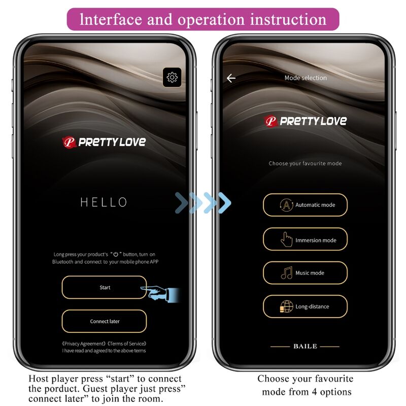PRETTY LOVE - TÉLÉCOMMANDE CATALINA VIBRATOR APP VIOLET – Image 15