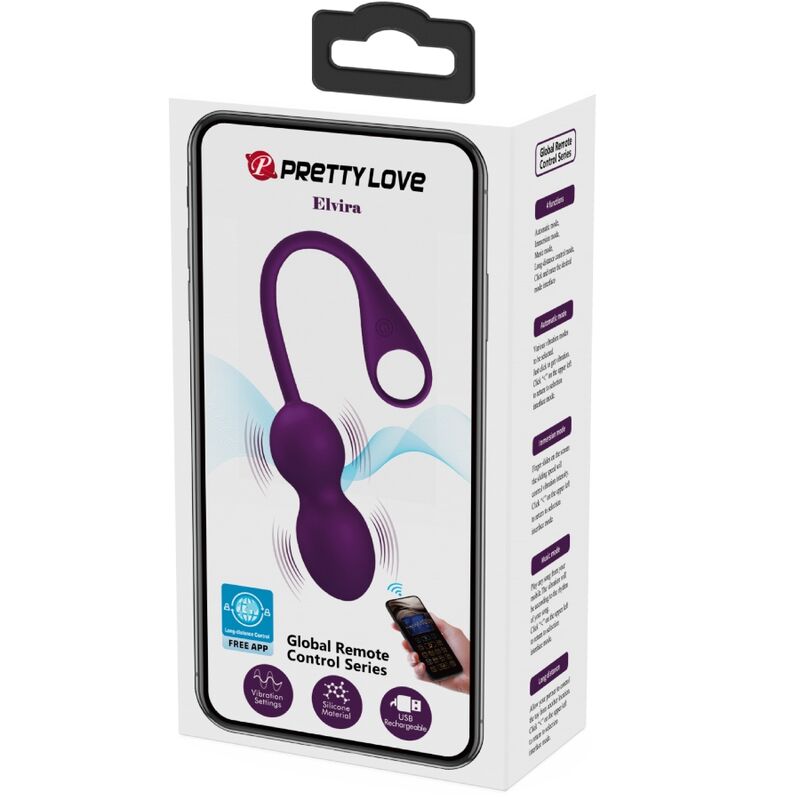 PRETTY LOVE - ELVIRA KEGEL BALLS APP TÉLÉCOMMANDE VIOLET – Image 7