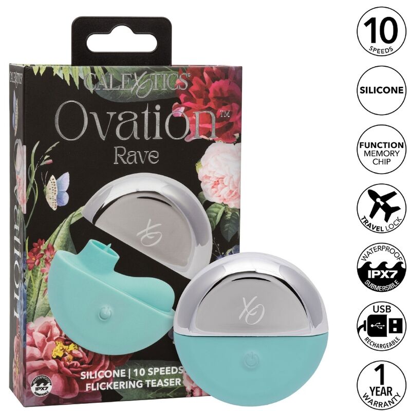 CALEXOTICS - OVATION STIMULATEUR RAVE VERT AQUA – Image 2