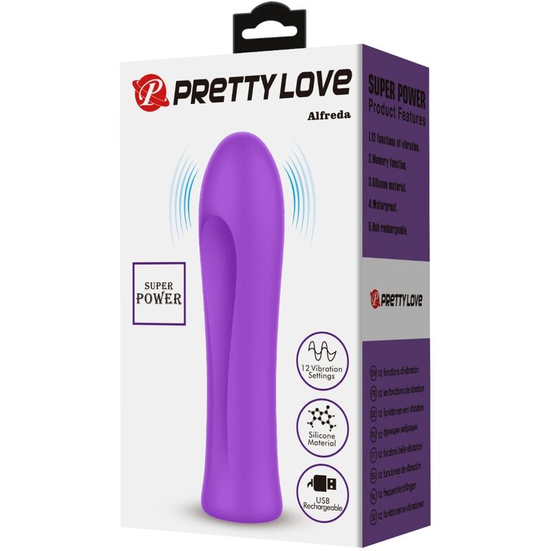 PRETTY LOVE - ALFREDA VIBRATEUR SUPER PUISSANT AQUA VIOLET – Image 8