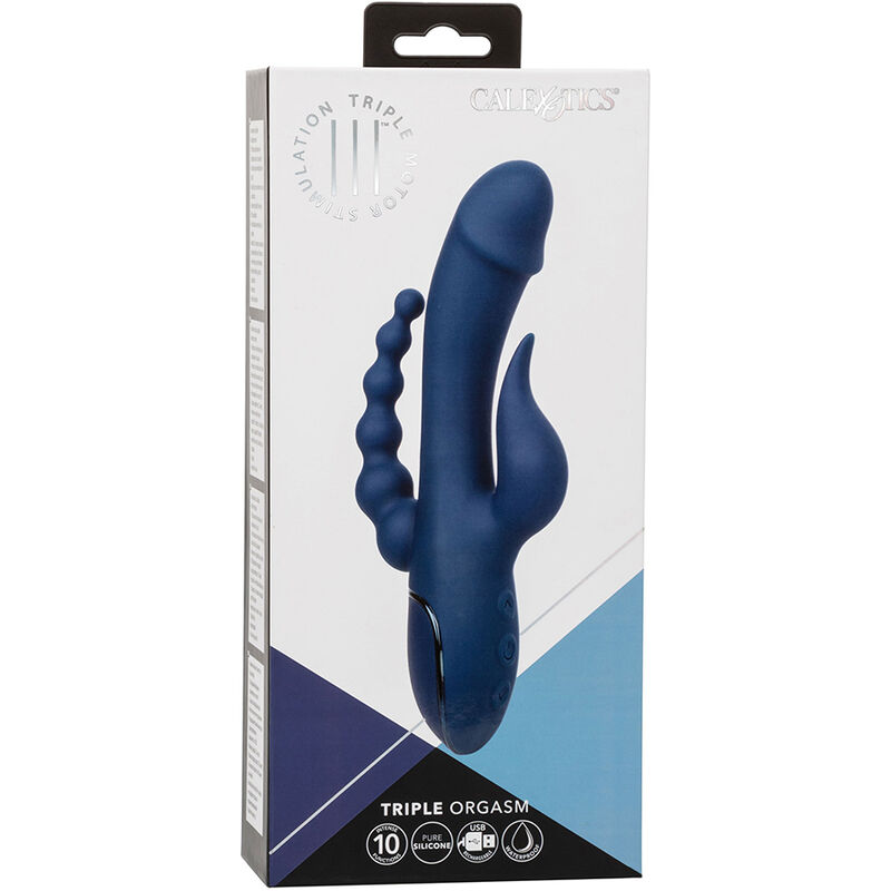CALEXOTICS - VIBRATEUR TRIPLE ORGASME BLEU – Image 11