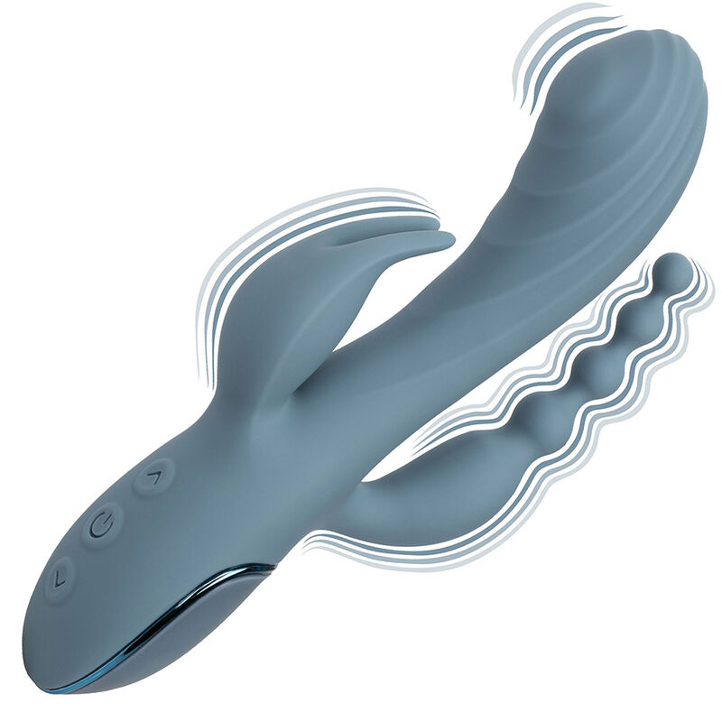 CALEXOTICS - VIBRATEUR TRIPLE ECSTASY GRIS – Image 7