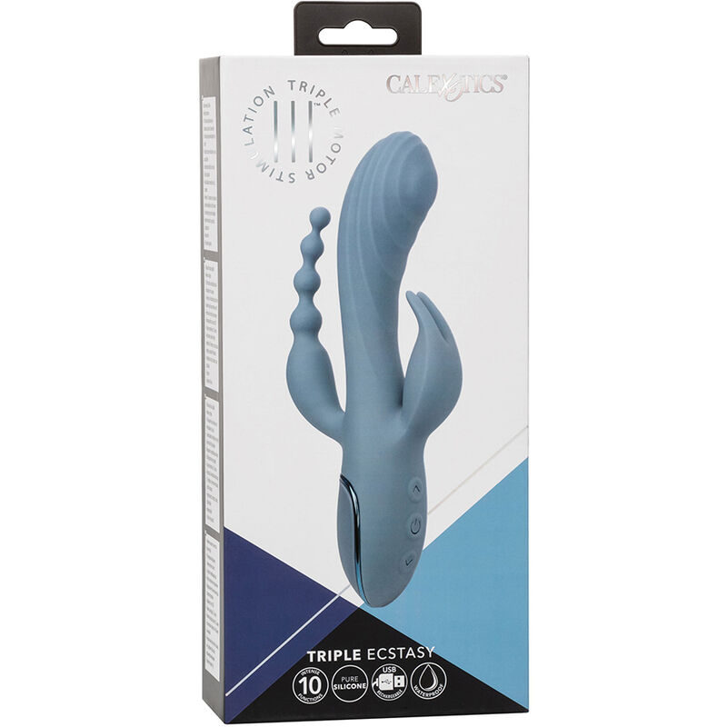CALEXOTICS - VIBRATEUR TRIPLE ECSTASY GRIS – Image 11